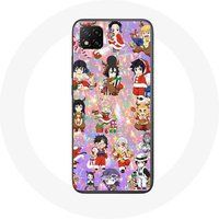 Maniacase Hoesje voor Xiaomi Redmi 9C Demon slayer merry christmas poster