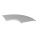 Unex 66111 U23X plat gebogen deksel 90°, grijs, 100 mm breed, 2 stuks