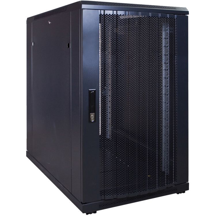 DSIT 18 HE 19" Serverkast - 600 x 1000 x 1000 mm - Geperforeerde voordeur