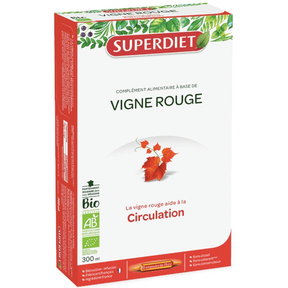 Superdiet Rode Wingerd Bio 20x15 ml