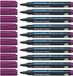Schneider Maxx 130 permanente marker (lijndikte: 1-3 mm, navulbaar) verpakking van 10 violet