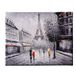 Homemania Eiffeltoren en landschappen voor woonkamer, slaapkamer, meerkleurig, 45 x 3 x 70 cm, HM20KNV45 x 70 – 82, polyester, hout