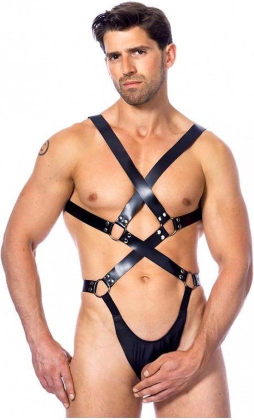 Rimba Body Harnas Met Slip Met Gat Voor penis