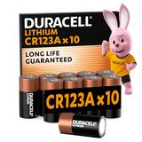 DURACELL CR123 High-power Lithiumbatterij, 10 Stuks, 3V, CR123A/CR17345