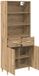 vidaXL Meuble haut Artisan Chêne 69,5 x 34 x 180 cm Bois transformé