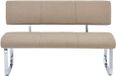 IDIMEX Banc de salle à manger VILAS avec revêtement en tissu - beige