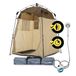 Lumaland Premium douchetent, toilettent voor binnen en buiten, mobiele kleedtent en opslagtent, tent voor dierenfotografie, ideaal voor kamperen, festivals en vissen, waterdicht en winddicht