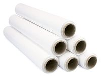 OFITURIA Film Blanco para Embalar de 50 cm de ancho y estirable hasta 300 Metros de Longitud – Rollo de Film Elástico Manual para Embalaje Industrial – 6 unidades (OFI-0353)