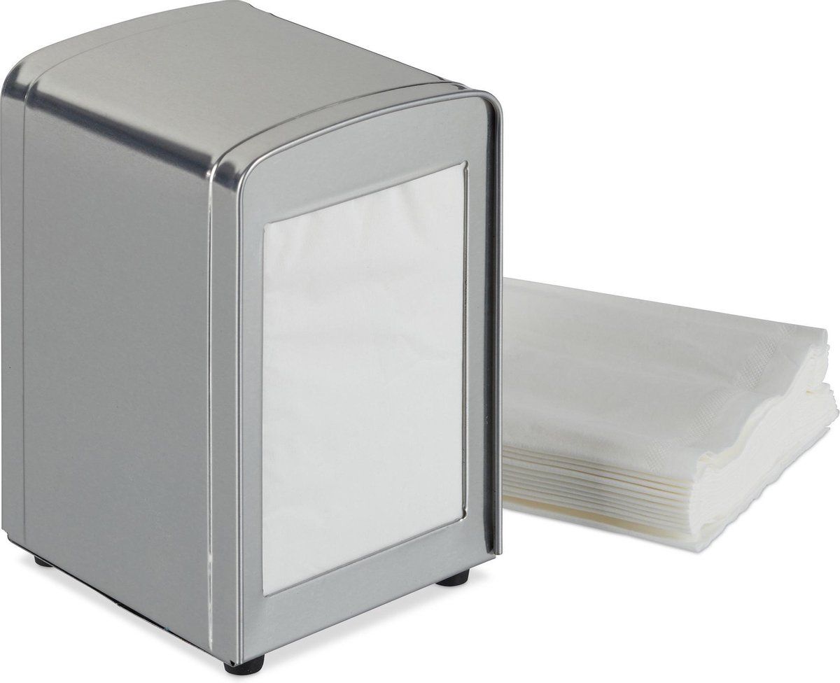Relaxdays servettenhouder retro - American Diner - servetten dispenser