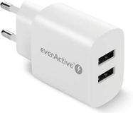Everactive adaptateur de chargeur mural USB pour téléphone, tablette et smartphone 2x 12W