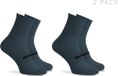 Rogelli Essential Dames en Heren 2 pack Fietssokken - Blauw