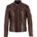 Von Dutch Veste en cuir de moto Fast