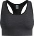 Odlo Sports bra Seamless Medium Padded Sportbeha - Black Melange - Maat S