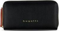 bugatti Ella Ladies Zip Around Wallet Black zwart