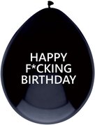 Haza Ballonnen "Happy F*cking Birthday" (5ST)