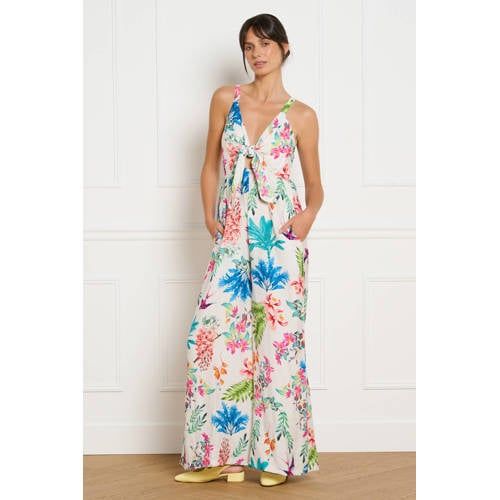 LOLALIZA gebloemde jumpsuit - meerkleurig