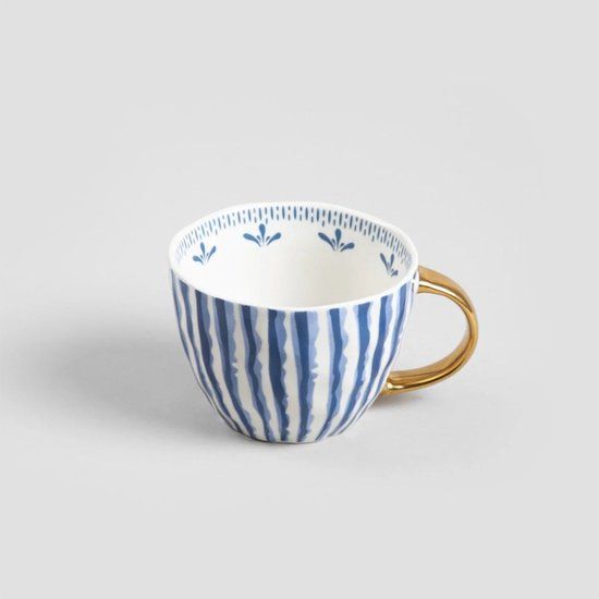Homla ARWAL Blue Stripes mok, 450 ml