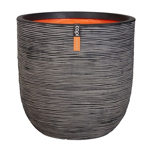 Capi Europe Capi Nature Rib Bloempot 54 x 52 cm - Antraciet