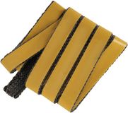 KOTARBAU® Kachelband, Kachelkoord, 25 x 4 mm, Ovenafdichtband, 2,5 m, Haardafdichting, Glasvezel, Zwart