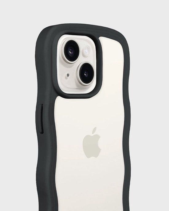 Holdit 16828 Back Cover Zwart, Transparant Polycarbonaat, Siliconen, TPU Apple iPhone 13
