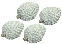 Kegels Terracotta Kegels met Glitter, Set van 4