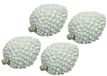 Kegels Terracotta Kegels met Glitter, Set van 4