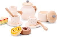 New Woet® Houten Theeservies Crème