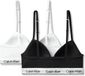 Calvin Klein Underwear Bralette Katoen/Elastaan Zwart/Wit