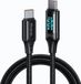 Mcdodo USB-C naar USB-C Kabel - Snelladen - LED - 100W - 1.2 meter - Zwart