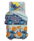 Disney Housse de couette pour lit simple, 155 x 200 cm, 100% Coton, Stitch