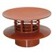 First Plast ES100RT statische trekker rood diameter 100 mm