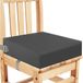Ibenzoa® Rehausseur de siège réglable et lavable pour enfants avec harnais de sécurité, convient aux chaises de salle à manger