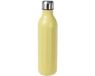 Excellent Houseware RVS thermosfles / isoleerfles voor onderweg 500 ml pastel geel