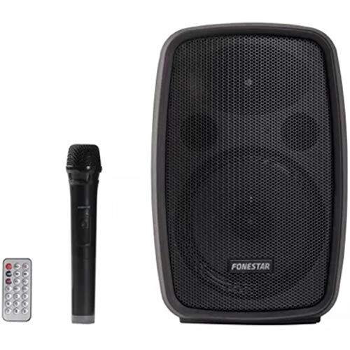 FONESTAR Draagbare luidspreker AMPLY 100 W BT FM USB/MICROSD Bass Reflex draadloze microfoon 2000 mAh afstandsbediening