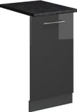 Vicco Fame-Line Vaatwasserfrontpaneel – 45 cm, WB Antraciet Antraciet Hoogglans