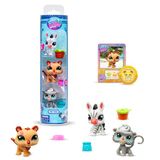 Bandai Littlest Pet Shop Pack met 3 huisdieren, accessoires, verzamelkaart en virtuele code, generatie 7, huisdieren #96, #97, #98, kinderen vanaf 4 jaar