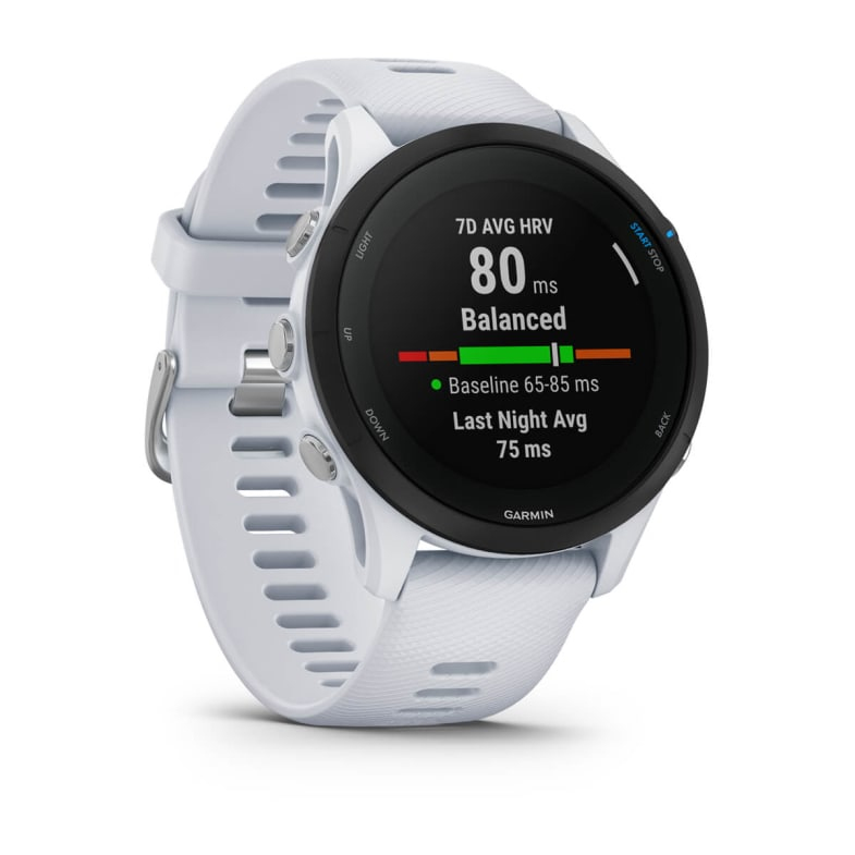 Garmin Forerunner 255 Music - Sport Watch - 1.3" Display - White