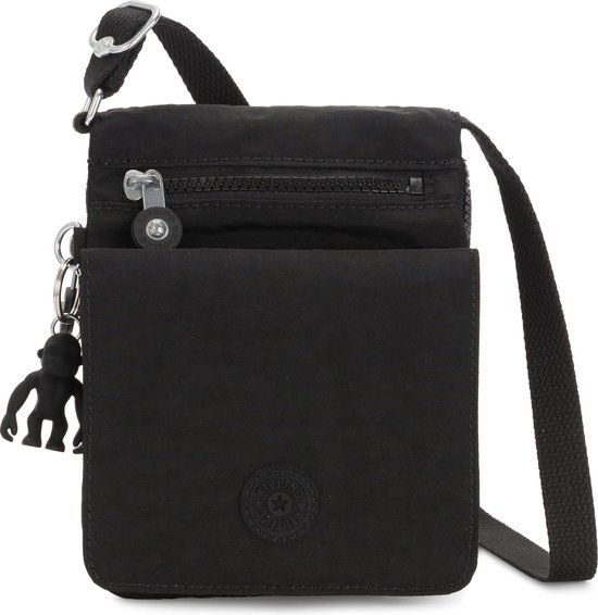 Kipling NEW ELDORADO Schoudertas - Black Noir - Crossbodytas voor dames - Zwart