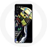 Manicase Hoesje voor Oppo A16 Valentino Rossi Nummer 46 Motorfiets Racing
