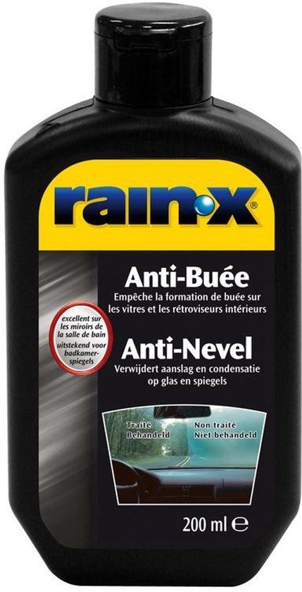 AUTO-STYLE Rain-X Anti-Condens 200ml - Bestrijdt Condens - Langdurig Effect - Voor Auto en Badkamer - Makkelijk Aanbrengen