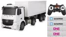 Jamara RC voertuig Auto - 408300 RC Vrachtwagen - Mercedes-Benz Arocs met Oplegger - Container Truck - 2,4GHZ RC Model Kant en Klaar - 1:26 Bestuurbare Auto