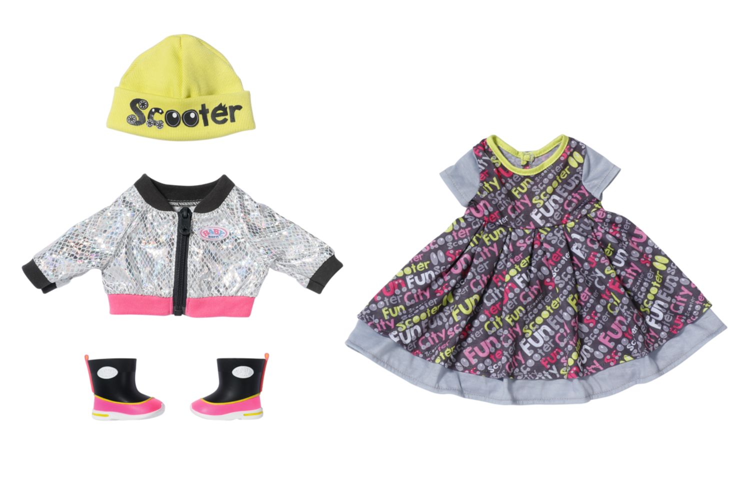 BABY born City Deluxe Stijl 43 cm - Doll Clothes Set