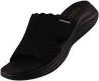 Skechers Ultra Flex 3.0 Sandaal Bring It! dames muiltjes zwart