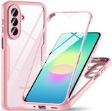 Techsuit Hoesje geschikt voor Samsung Galaxy A27 - ColorVerse 360 Case met Screenprotector - Roze