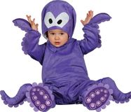Fiestas Guirca Jumpsuit Octopus Unisex Paars 12-18 maanden