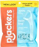 Plackers Twin-Line Cool Mint Flossers, 150 stuks