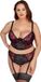 Cottelli CURVES Lingerie Set Zwart/Rood XL/90C