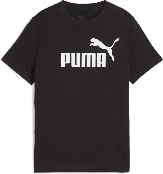 PUMA ESS No. 1 Logo Tee G Meisjes T-shirt - Puma Black