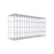 Gabionne d'application Type 2 80 cm x 40 cm x 20 cm, maille 5 cm x 10 cm, C-ring