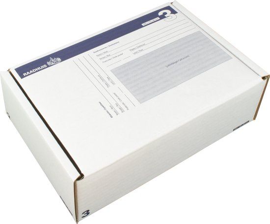 Raadhuis Postpakketdoos 3 - 240 x 170 x 80 mm - 5 stuks